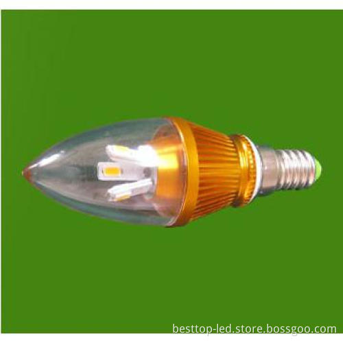 Energy saving led bulb candle 3W with Long Lifespan 50000 hours